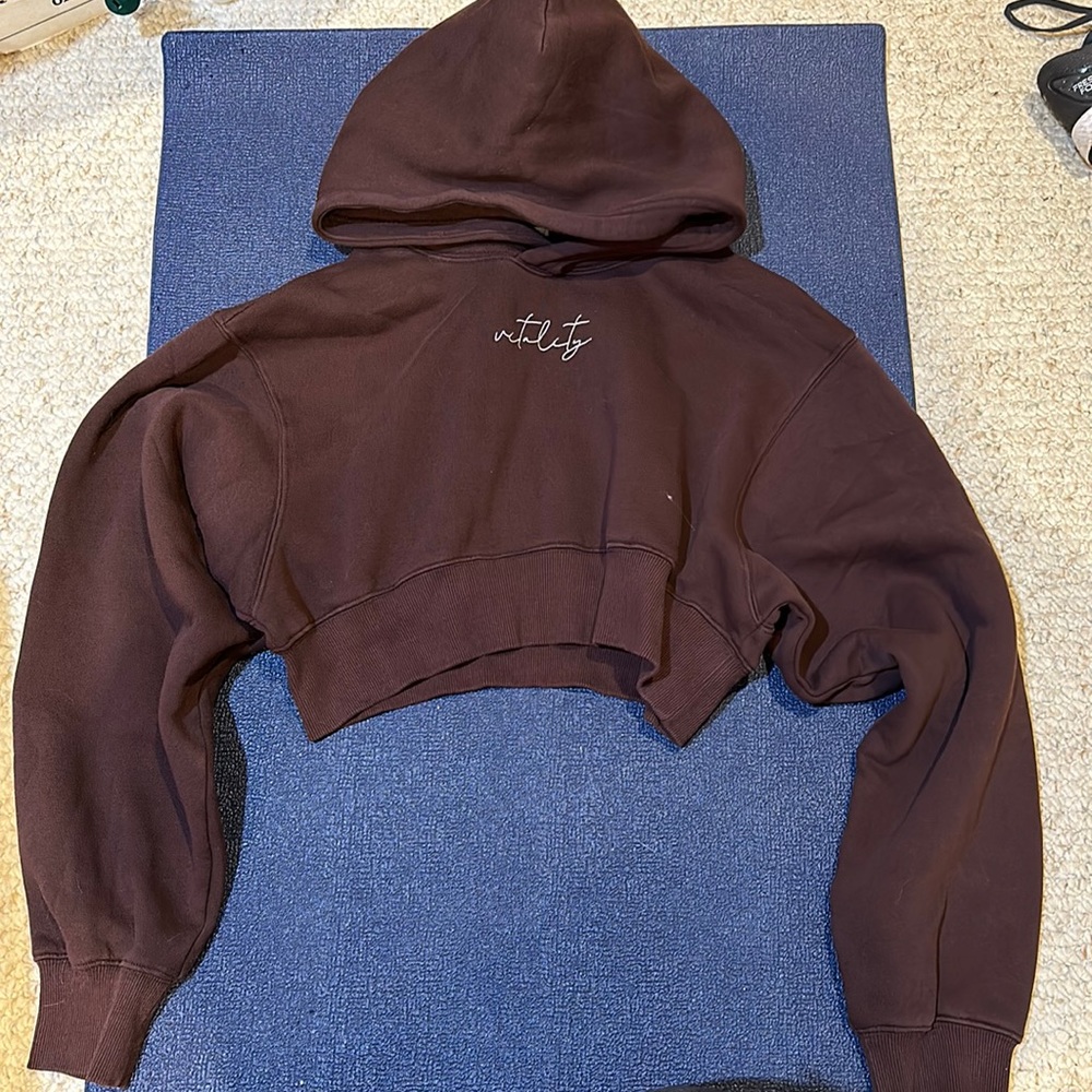 Vitality Affirmation Cropped Hoody